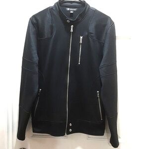 INC International Concepts Black Lightweight Jacket
